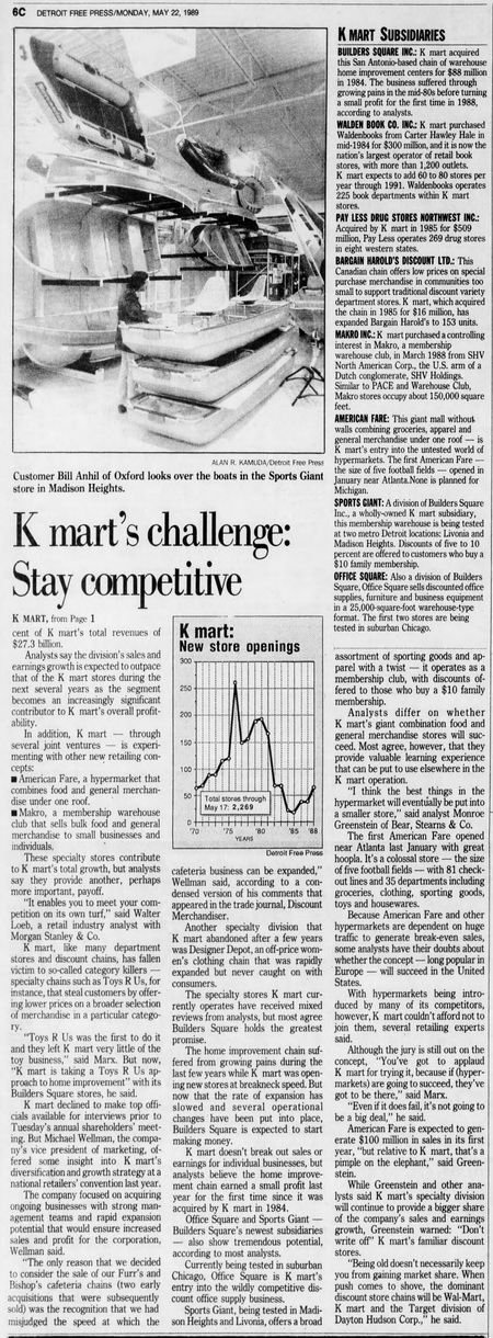K-Mart - 1989 Article (newer photo)